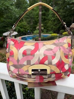 Coach | Bags | Authentic Coach F525 Signature Satin Carly | Poshmark